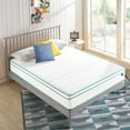 thumbnail image 1 of Zinus Green Tea Infused Euro Top 10" Innerspring Mattress, Adult, King, 1 of 13