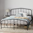 thumbnail image 1 of Zinus Heidi 42.5" Farmhouse Metal Platform Bed Frame, Black, Full, 1 of 13
