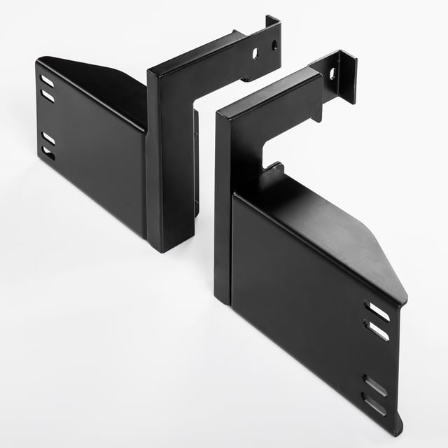Zinus Jared Black Adjustable Base Metal Headboard Brackets, Set of 2 ...