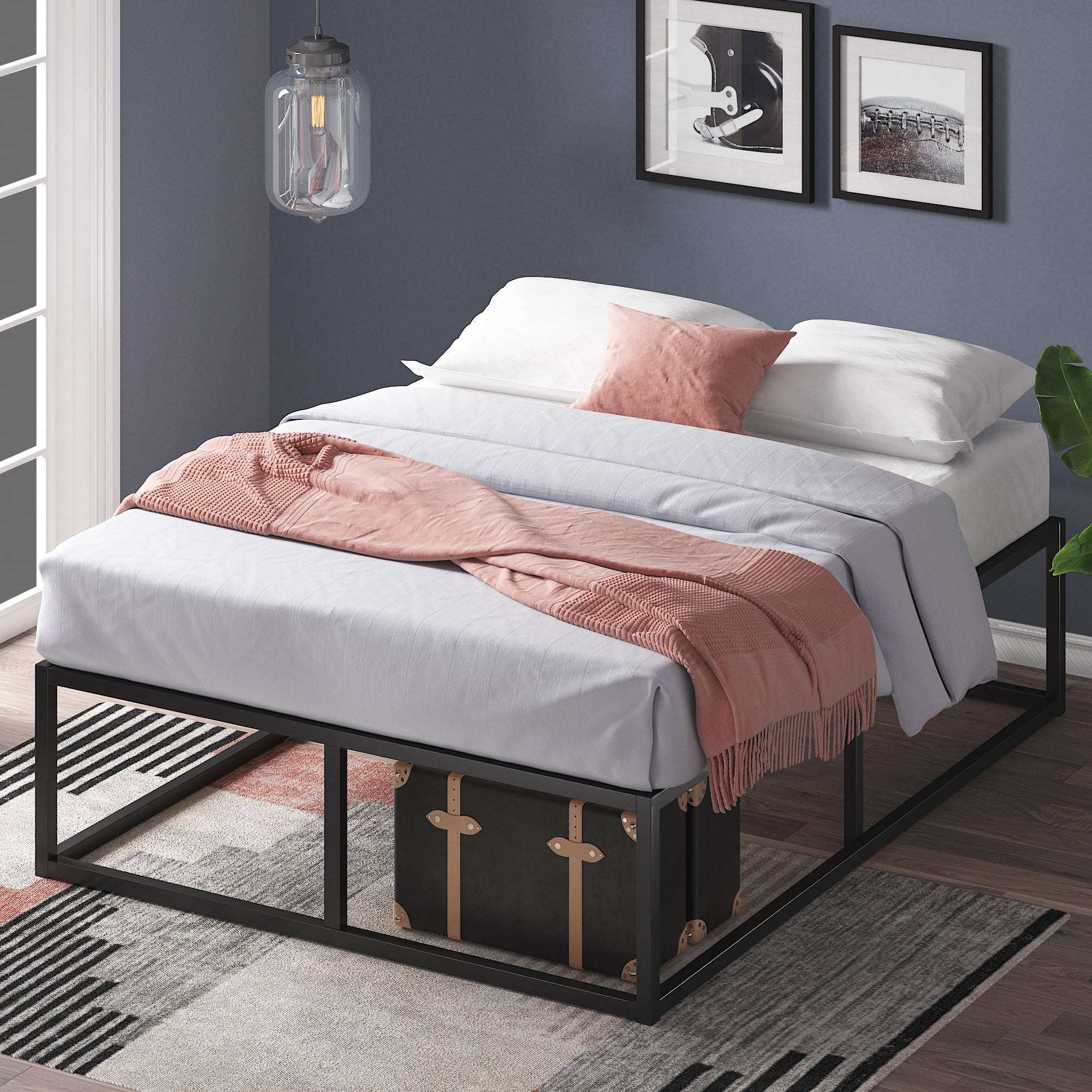 Zinus joseph bed frame queen deals