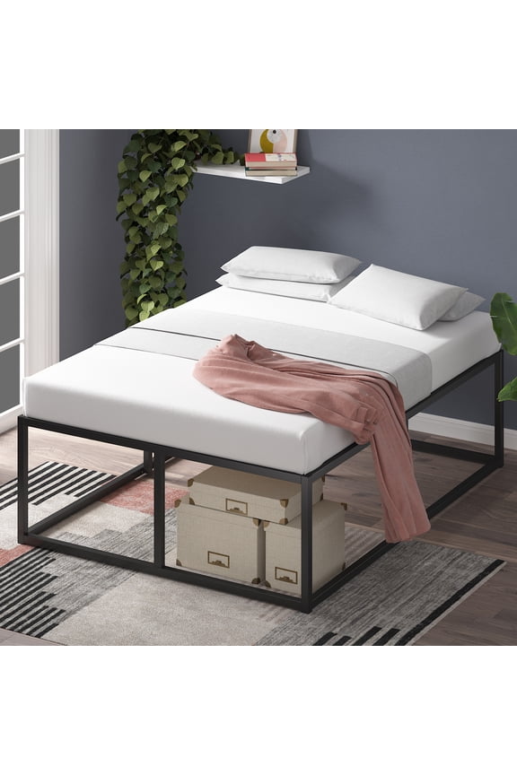 Joseph 18" Metal Platform Bed Frame, King