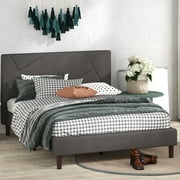 Zinus Judy 42" Upholstered Platform Bed Frame, King