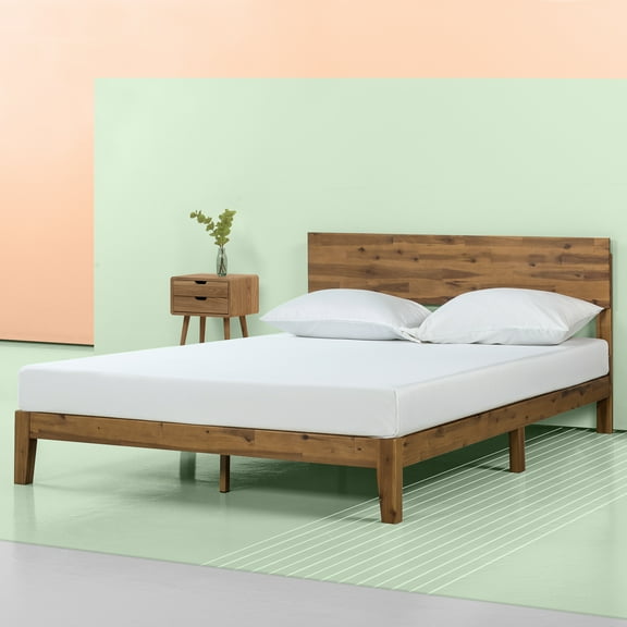 Zinus Julia 34" Wood Platform Bed Frame, Twin