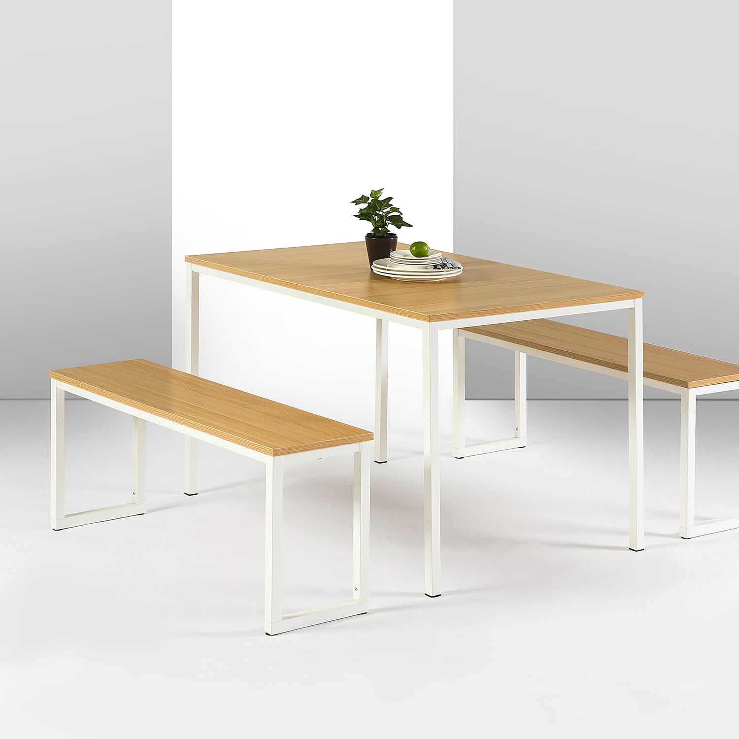 Zinus table with benches discount