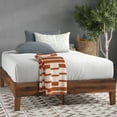 thumbnail image 1 of Zinus Marissa 12" Deluxe Wood Platform Bed Frame, Antique Espresso Finish, Twin, 1 of 8