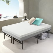 Zinus Mattress & Bed Frame Bundle 8" Cooling Airflow Hybrid Mattress & SmartBase  Platform Bed Frame, Full
