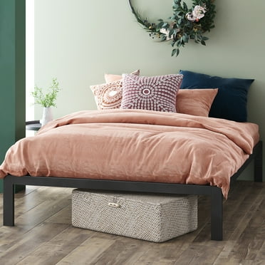 Zinus Mia 14" Metal Platform Bed Frame Black, Adult, Full