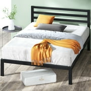 Zinus Mia 38 Metal Platform Bed Frame with Headboard, King
