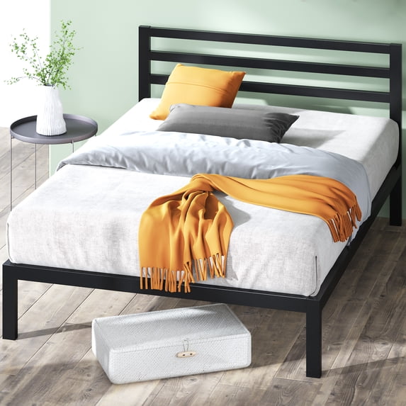 Zinus Mia 38" Metal Platform Bed Frame with Headboard, King