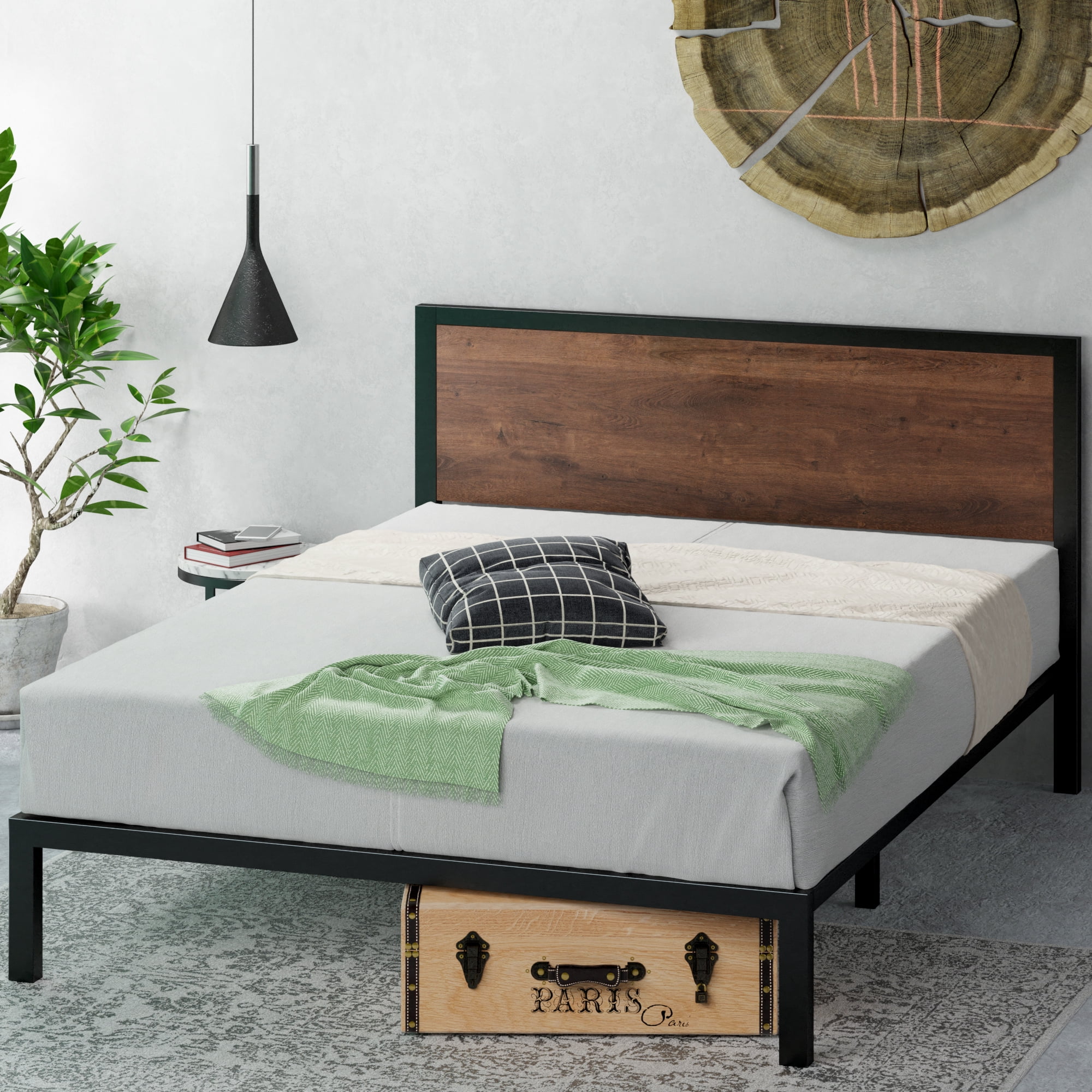 Zinus steel bed frame deals