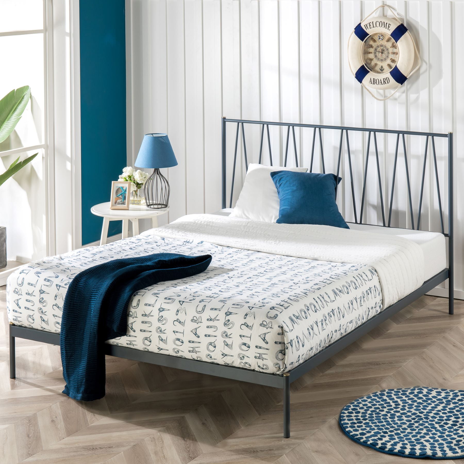 Zinus Olga 41 Metal Platform Bed Frame Full