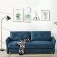 thumbnail image 1 of Zinus Ricardo Fabric Sofa Couch, Lyon Blue, 1 of 7