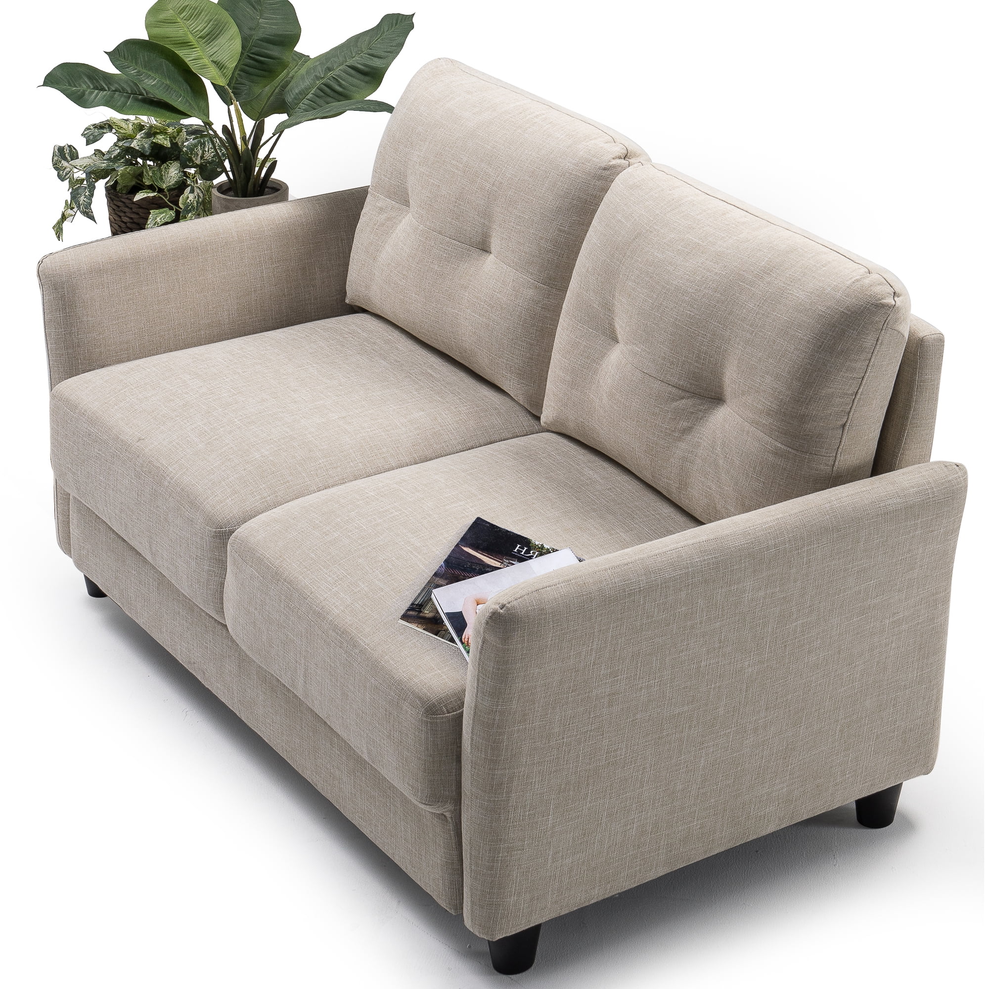 Zinus Ricardo Loveseat, Beige