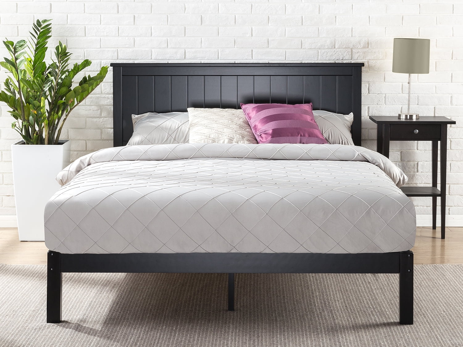 Zinus Santiago 41" Wood Platform Bed Frame, Twin