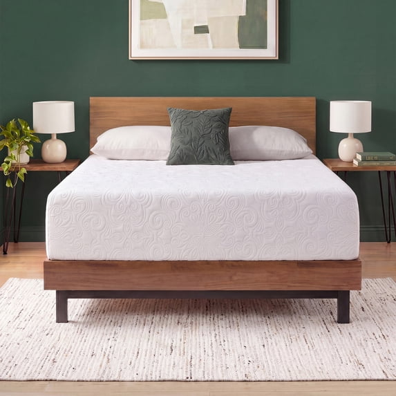 Zinus Spa Sensations Serenity 12" Queen Mattress, Memory Foam Mattress with Green Tea and Pressure Relief