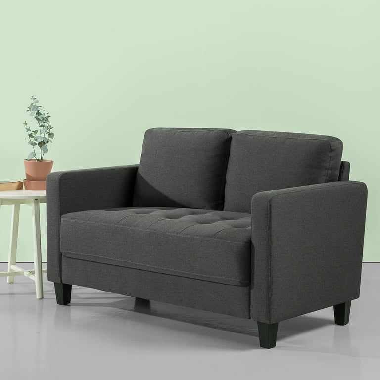 Zinus Sunny 2 Seater Loveseat Grey Walmart