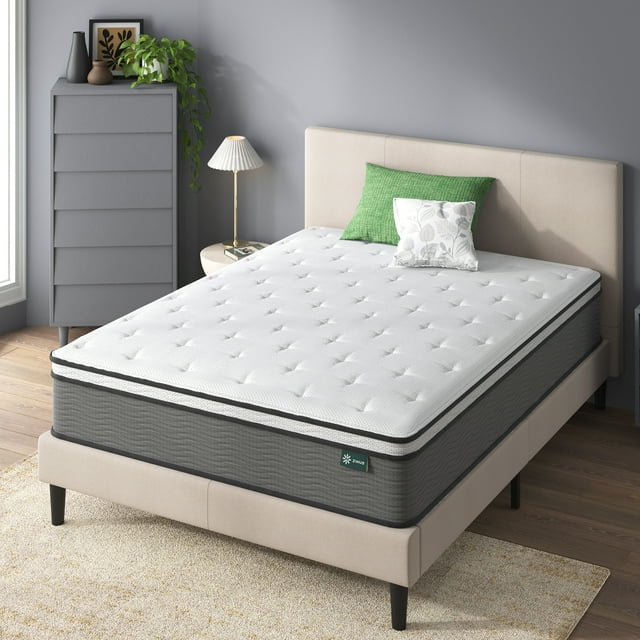 Zinus Support Plus 12" Comfort Foam and Pocket Spring Hybrid Mattress