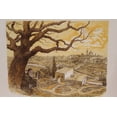 thumbnail image 1 of Zion Colored by Emanuel Schary Lithograph 18 x 14, 1 of 8