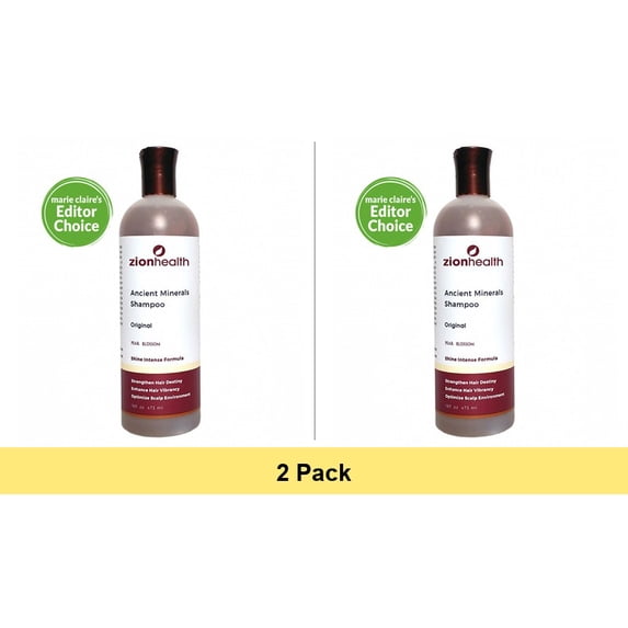 Zion Health Ancient Mineral Original Shampoo, 16 Oz - 2 Pack