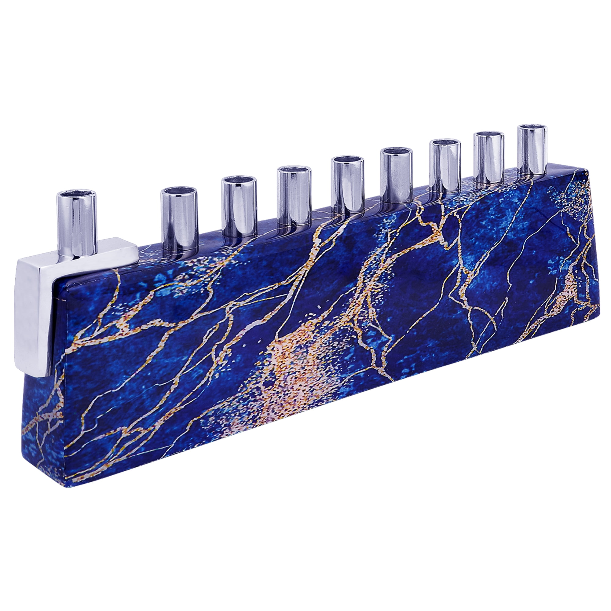 Chanoeka Menorah/de Kaarsen Van De Chanoeka Stock Foto - Image of