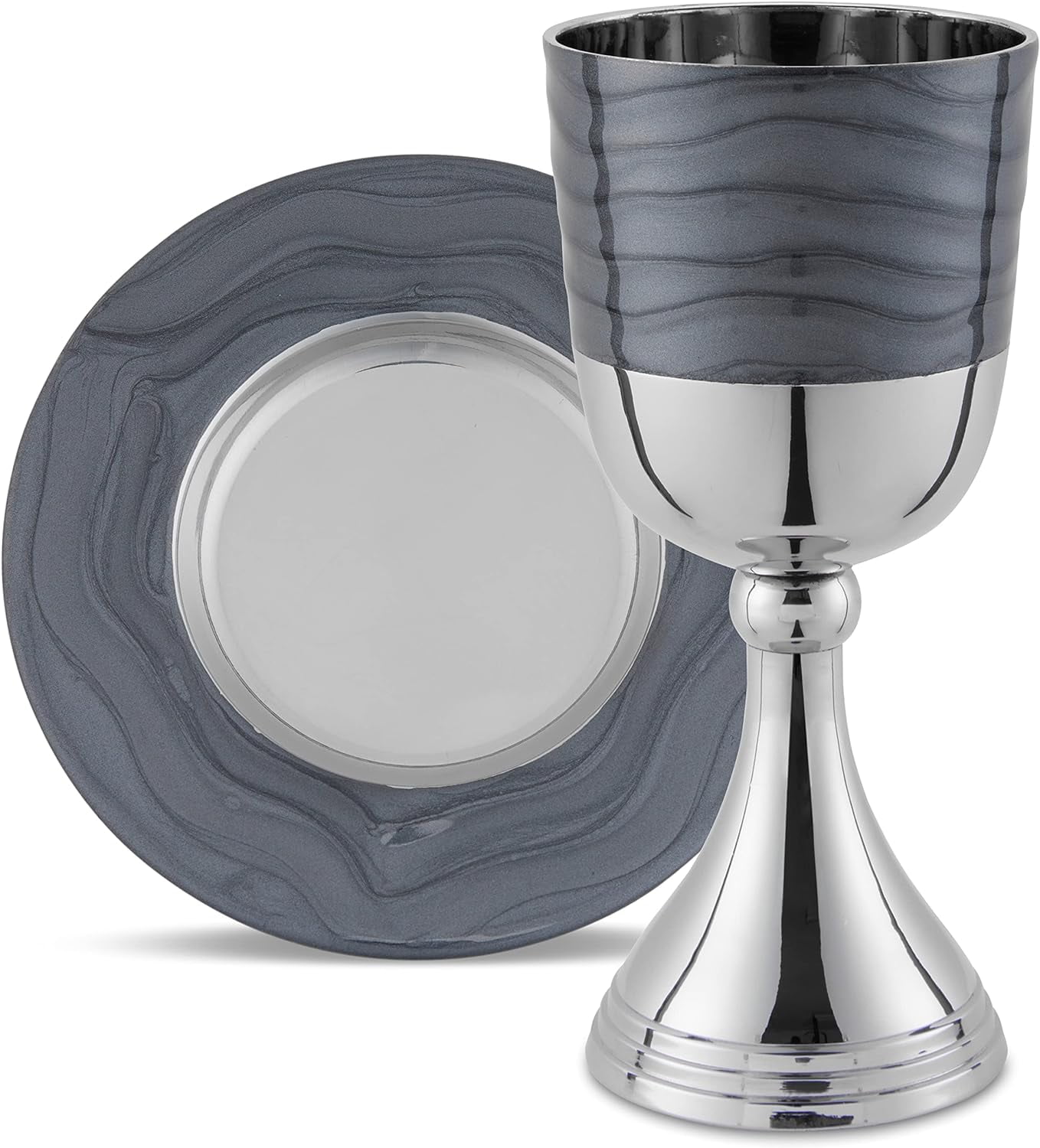 Zion Judaica Kiddush Tasse - Geschnitzter Weinbecher Für Jüdische Feste