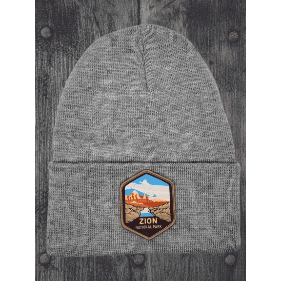 Zion National Park Beanie - Grey