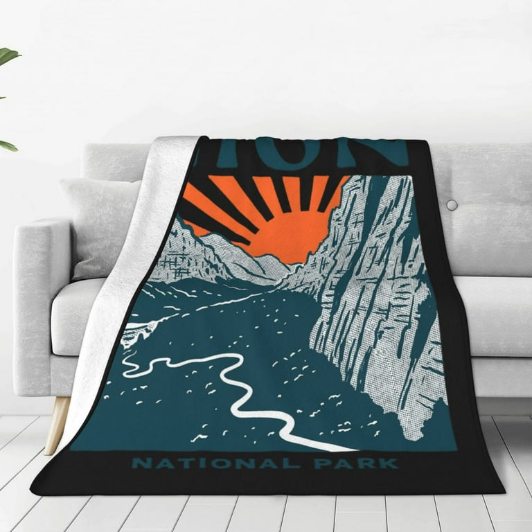 Zion National Park Fleece Blanket Lightweight Plush Soft Blankets Warm Blanket for Winter for Bed Sofa 40 x30 Walmart