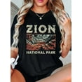 thumbnail image 1 of Zion National Park T-Shirt Zion National Park Utah USA Outdoor Vintage, 1 of 3