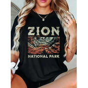 ANYAGE Zion National Park T-Shirt Zion National Park Utah USA Outdoor Vintage
