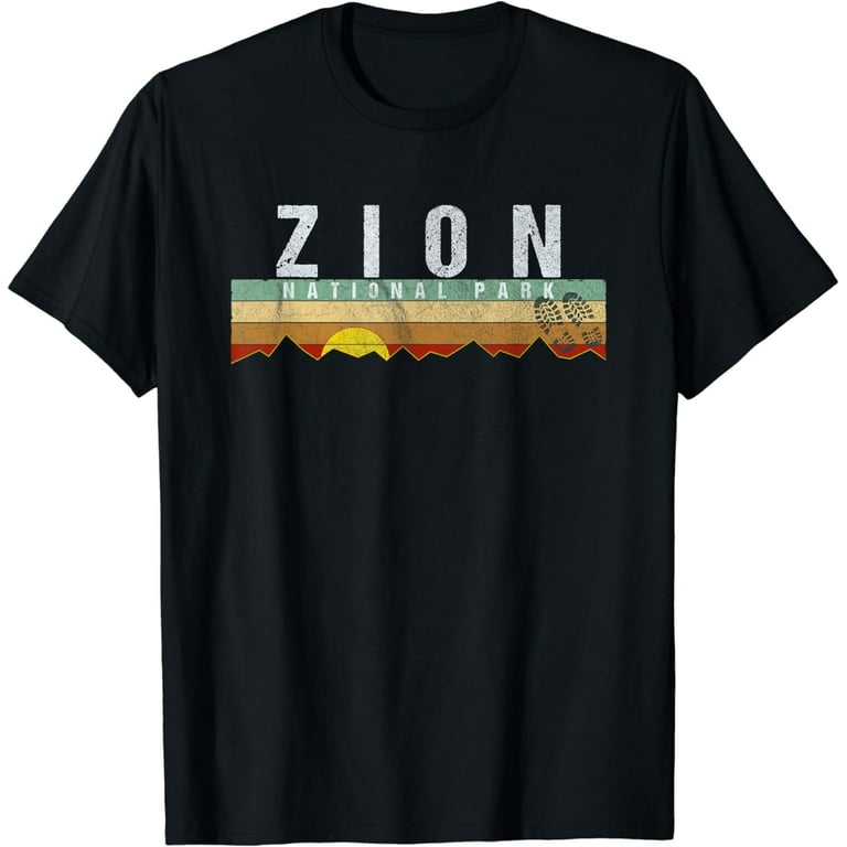 Zion National Park T-Shirt-Camping Hiking Tee Zion National Park T-Shirt-Camping Hiking Tee