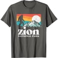 thumbnail image 1 of Zion National Park Utah Bigfoot Mountains Unisex T-Shirt for Men Women Kids Toddler,Charcoal Color,Size 4T, 1 of 5