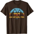 thumbnail image 1 of Zion National Park Utah Retro Vintage Hiking Gift Unisex T-Shirt for Men Women Kids Toddler,Dark Chocolate Color,Size YL, 1 of 5