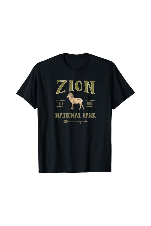 Zion Np Bighorn Sheep Souvenir T Shirt