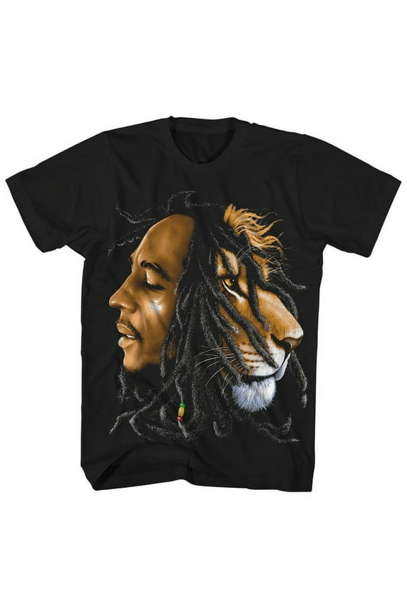 Men's Bob Marley Profiles T Shirt Black