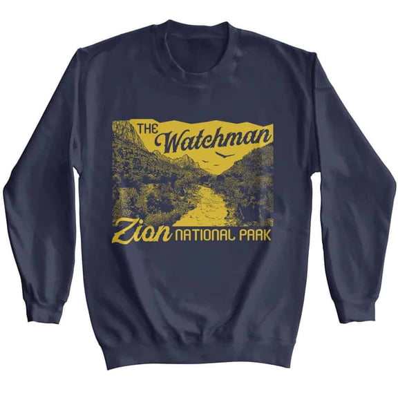 Zion The Watchman Eagles Sweater (Navy, AdultM)