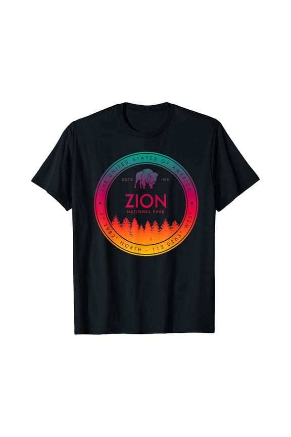 Zion Utah Souvenir Ut T Shirt