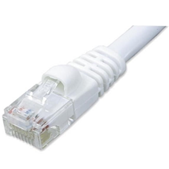 Ziotek 119 5334 CAT5e Enhanced Patch Cable- with Boot 10ft- White