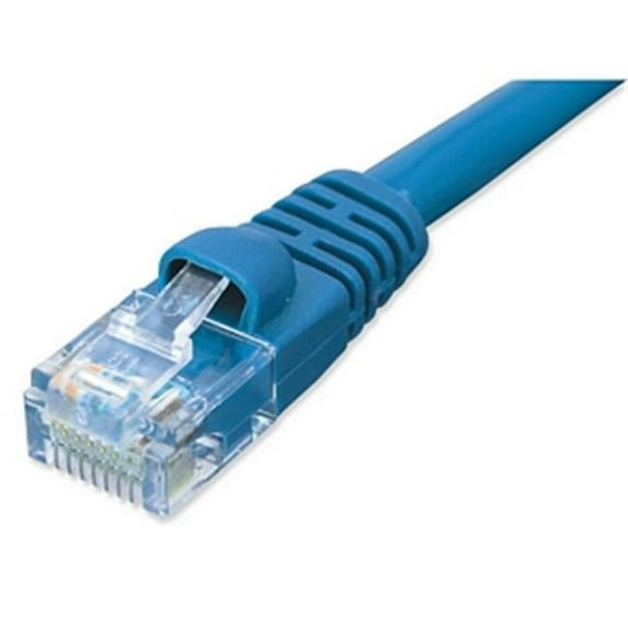 Ziotek 119 7254 CAT6a- Utp Patch Cable- with Boot 3ft.- Blue