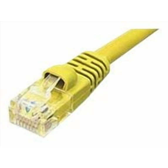 Ziotek - Patch cable - RJ-45 (M) to RJ-45 (M) - 1 m - UTP - CAT 6 - molded, snagless, stranded - yellow