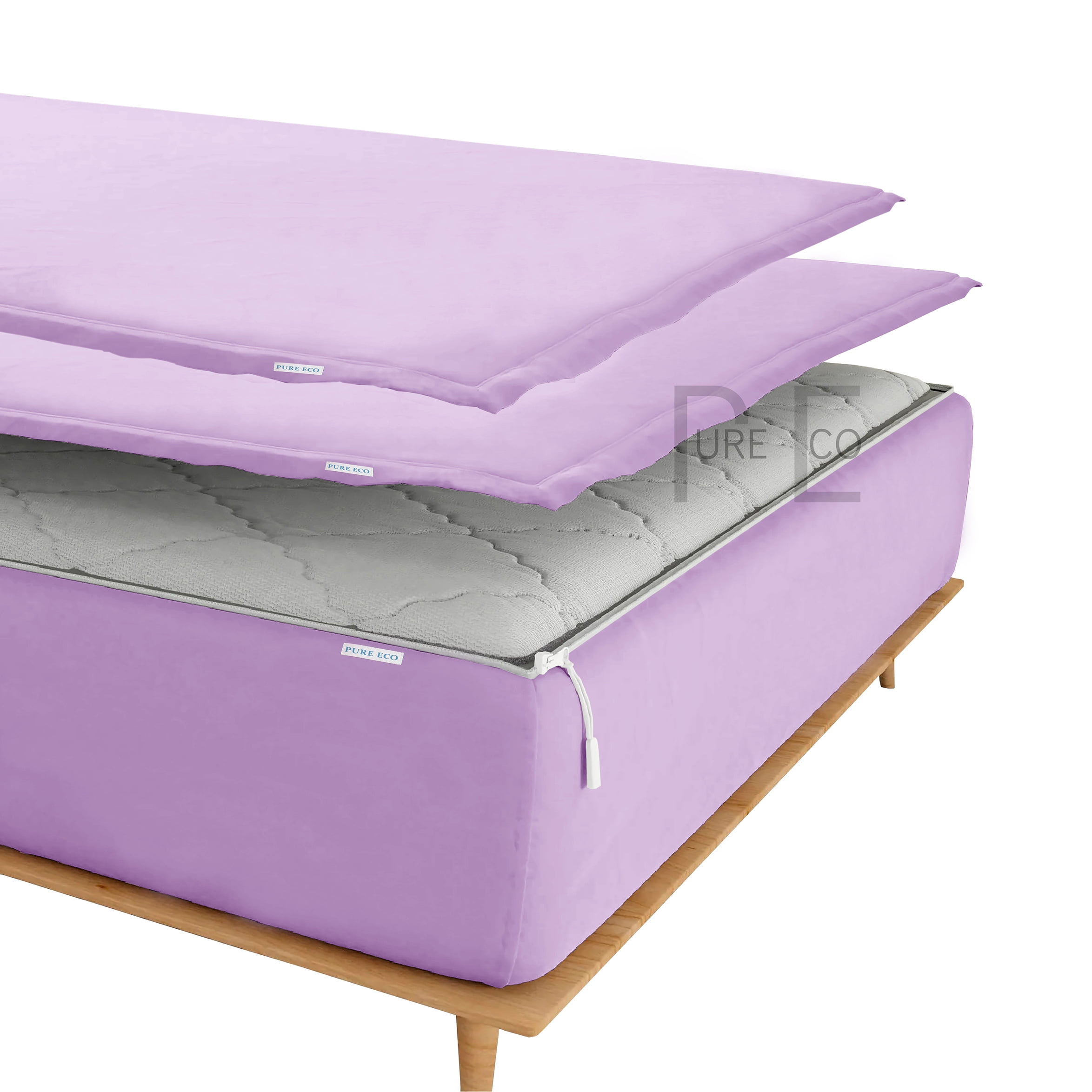 Zip On Fitted Sheet Full Size(54X75) - Includes 1 Bottom Fitted Base ...