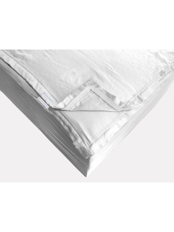 Zip On Fitted Sheet Twin Size(39X75) - Includes 2 Zip On Sheets +1 Bottom Fitted Base - Fit's 10” In Deep Pocket - Zip On Sheets Easy to Change - 600 TC Cotton Fitted Sheet - White Color