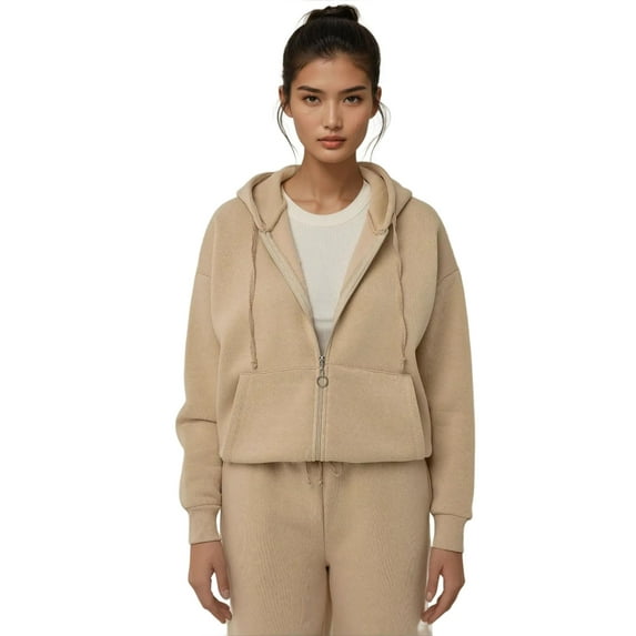 Zip Front Oversized Hoodie