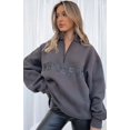 thumbnail image 1 of Zip Front Sweater (XL, DarkGrey), 1 of 8
