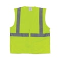 thumbnail image 1 of Zip Hi-Viz Safety Vest, Lime Yellow - 2XL, 1 of 1