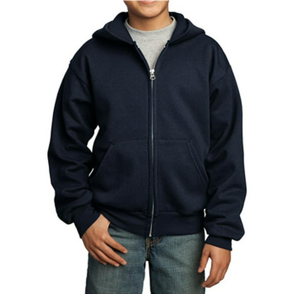 Zip Up Hoodie for Boys & Girls – Comfy Full Zip Hoodie – Casual Zip Hoodie for Kids – Comes in Different Sizes & Colors – Charcoal, Grey, Red, Royal Blue, Black Hoodie