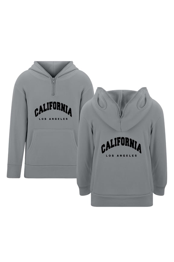 Zip Up Hoodie Boys Kids Hoodies for School Boys Hoodies & Sweatshirts Letter Print Pullover Zip Up Hoodie With Pockets For Casual School Outdoor Activities