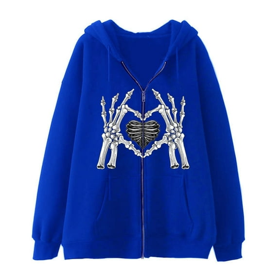 Zip Hoodie Men Relaxed Fit Vintage Gothic Love Print Long Sleeve Hoodie Fall Winter Casual Streetwear Mens Sweatshirt