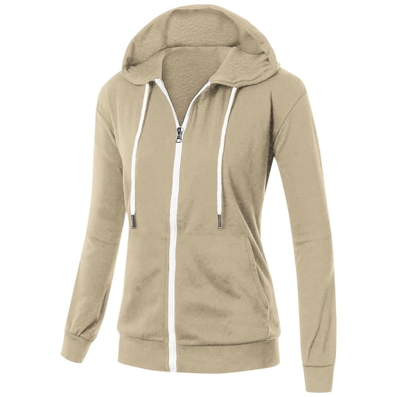 Zip Up Hoodie Women Long Sleeve Y2K Sweatshirts | Oversized Drawstring Sweatshirts Cute Comfy Hooded Sweatshirts Trendy Casual Track Jacket With Pockets