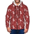 thumbnail image 1 of Zip Up Hoodies for Men - Christmas Deer Head Long Sleeve Comfrt Men'S Fashion Hoodies & Sweatshirts, Jackets for Men Hoodies Pullover Clothing Clothes with Pouch, 1 of 5