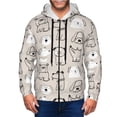 thumbnail image 1 of Zip Up Hoodies for Men - Puppy print Long Sleeve Comfrt Men'S Fashion Hoodies & Sweatshirts, Jackets for Men Hoodies Pullover Clothing Clothes with Pouch, 1 of 5
